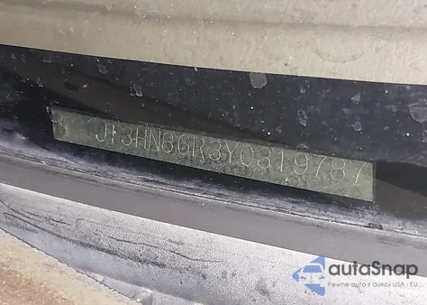 2000 Toyota 4Runner Sr5 V6 from USA, damaged, VIN JT3HN86R3Y0319787